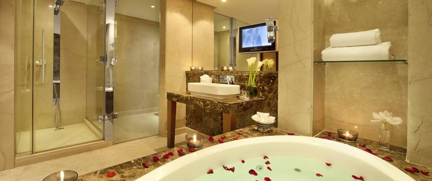 Phòng tắm là một không gian spa