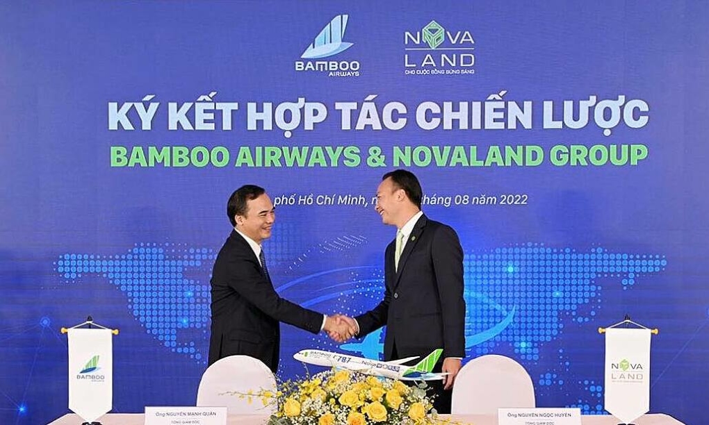 Bamboo Airways hợp tác Novaland