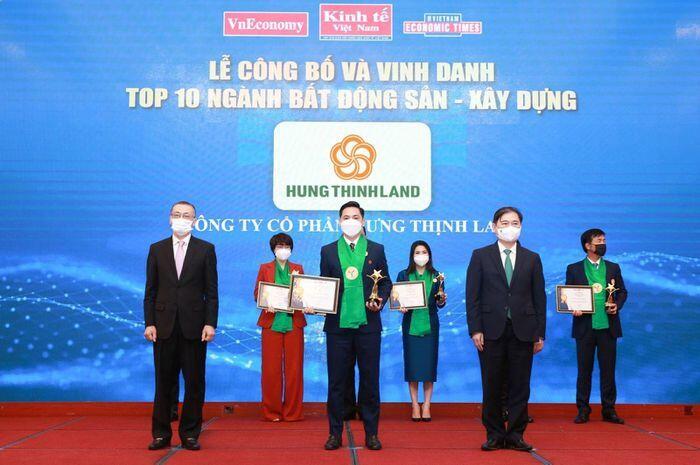 Hưng Thịnh Land nhận giải thưởng thương hiệu mạnh Việt Nam 2021