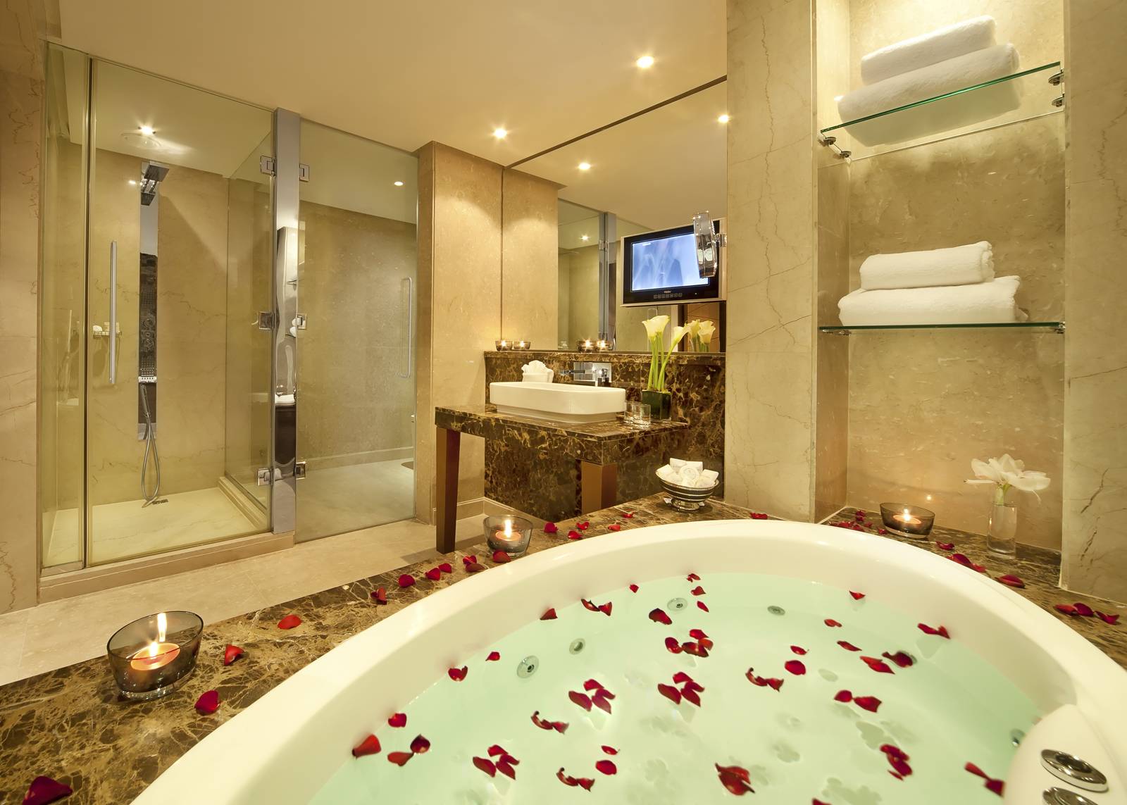 Phòng tắm là một không gian spa