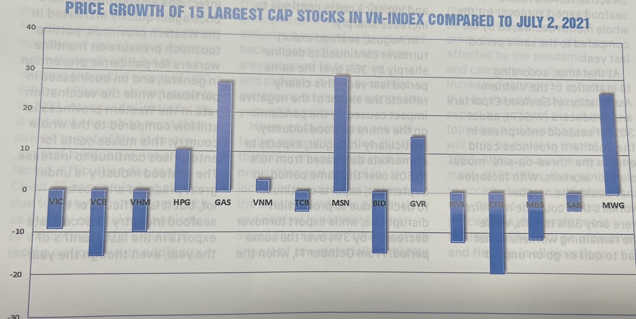 VN index surpasses speak while investment declines